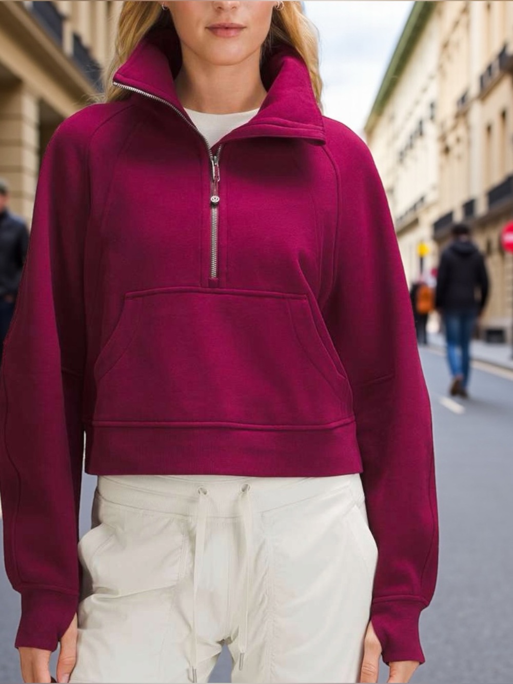 Lululemon Scuba Oversized Funnel-Neck Half Zip
Deep Luxe size XS/SM